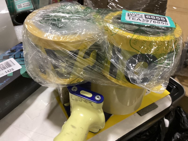 Condition photo showing New/Like New for **incomplete**(missing 1roll)irwin tools strait-line 66200 barrier tape roll, caution, 3-inch by 300-foot (66200) (pack of 3) one size (pack of 3)