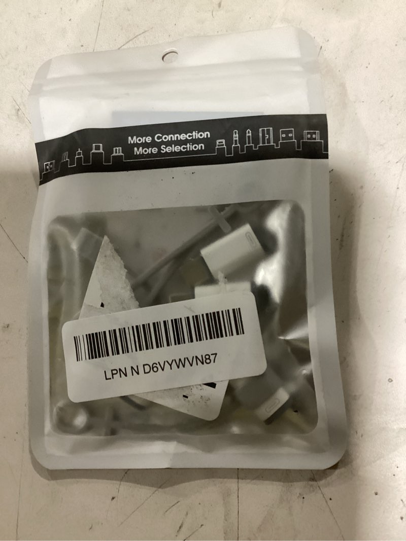 Condition photo showing Good Condition for 4 pack lightning to usb c adapter for iphone 15/16/17/17 pro max/plus,samsung s25,support charging & data transfer,type c charger connector cable,lightning female to usb c male adapter,not for audio