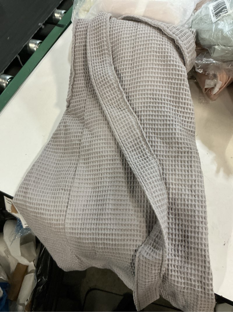 Condition photo showing Good Condition for organic turkish waffle robe, xs, grey