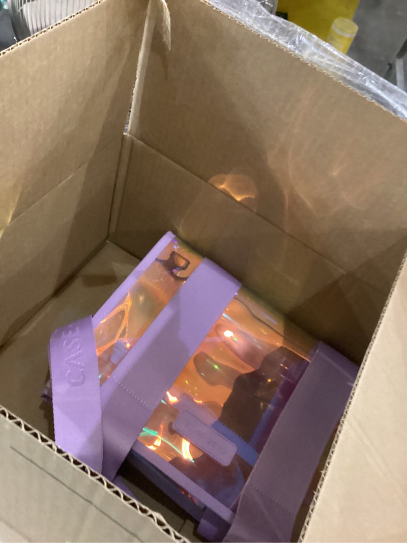 Condition photo showing As Is for Case-Mate Soap Bubble Small Beach Tote - Iridescent Beach Bag with Crossbody Strap for Women - Waterproof, Tip-Proof, Foldable & Washable - Tote Bag for Pool, Travel and Vacation Iridescent - Small Small