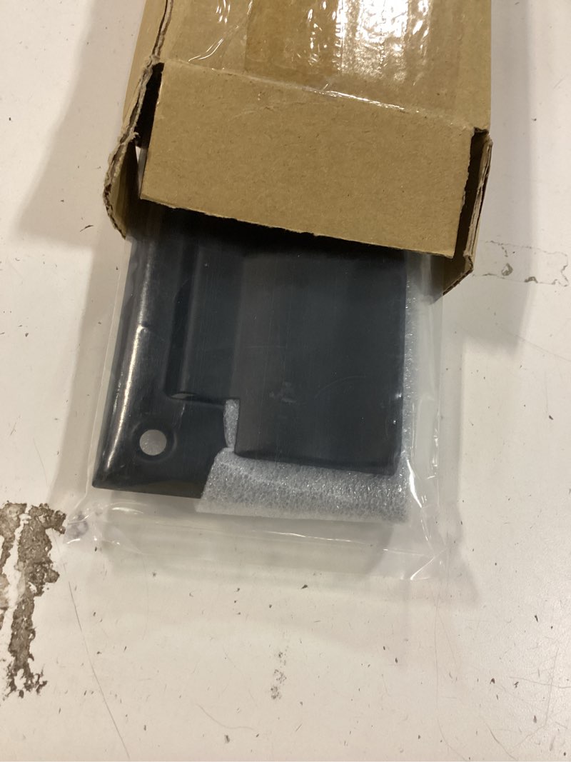 Condition photo showing Good Condition for QCAA Soild Brass Mail Slot, with Solid Brass Interior Frame, 8-7/8''X2-7/8" Matte Black 1 Pack, Made in Taiwan