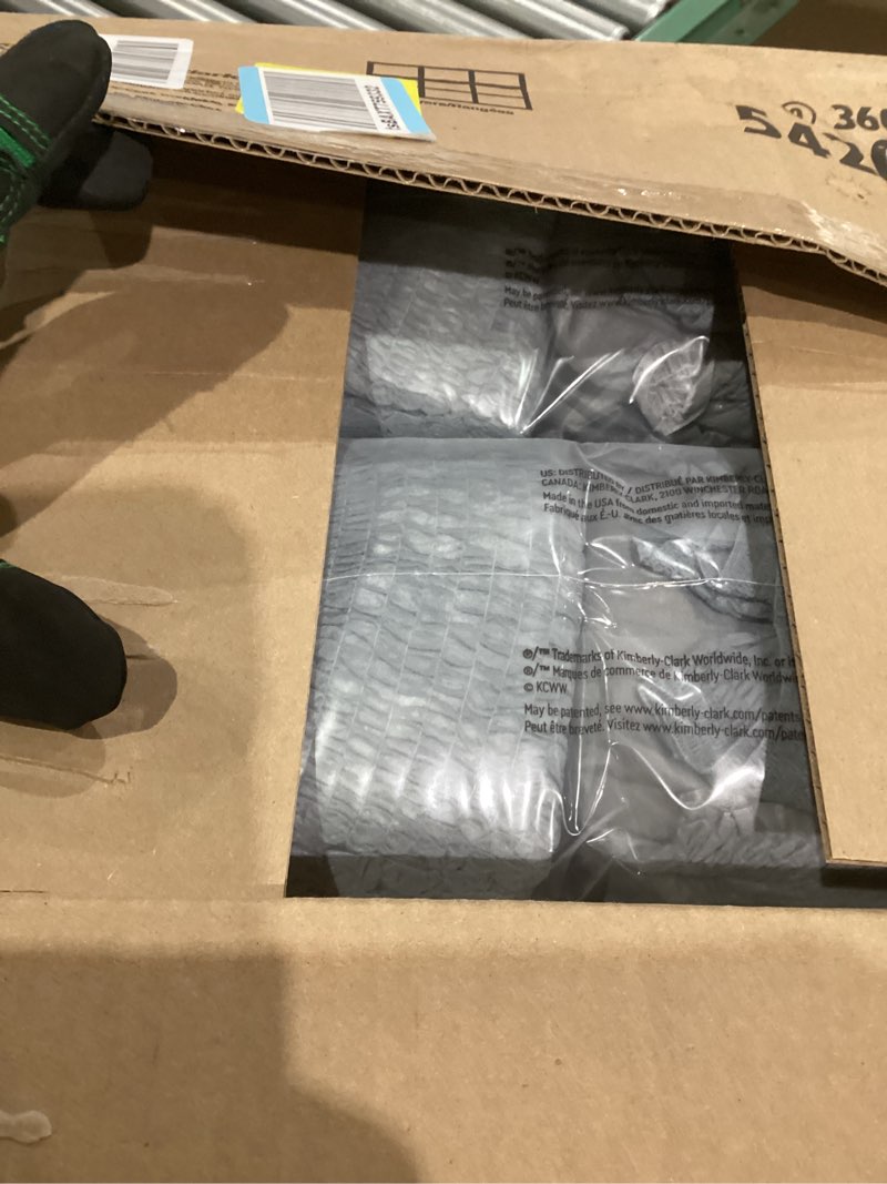 Condition photo showing New/Like New for Depend Fresh Protection Adult Diapers, Incontinence Underwear for Men, Disposable, Maximum, Small/Medium, Grey, 80 Count (2 Packs of 40), Packaging May Vary Small/Medium 80