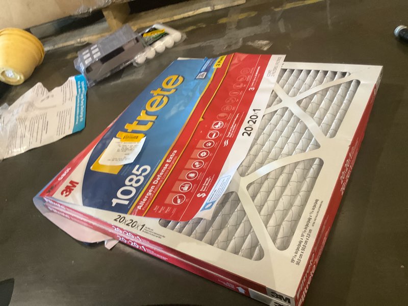2 pack 20x20x1 air filter