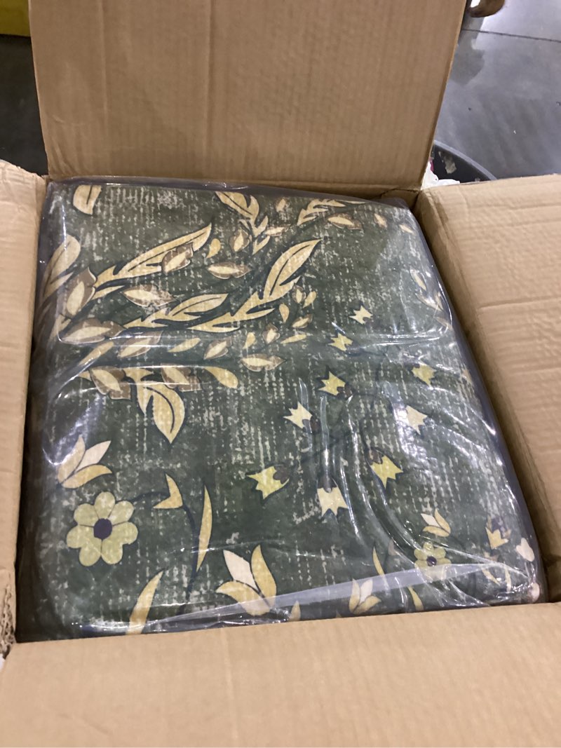 zenicham 9x12 Rugs for Living Room, Floral Washable Rug for Bedroom, Machine Washable Area Dining Ro