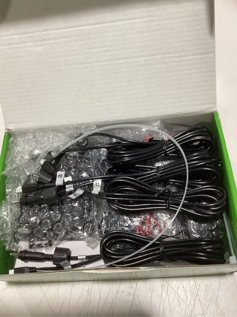 Condition photo showing Good Condition for promata psw-81 12-24v wireless parking sensor, wireless parking kit with 4 58hkz sensors for car truck trailer, upside down display with adjustable alarm volume