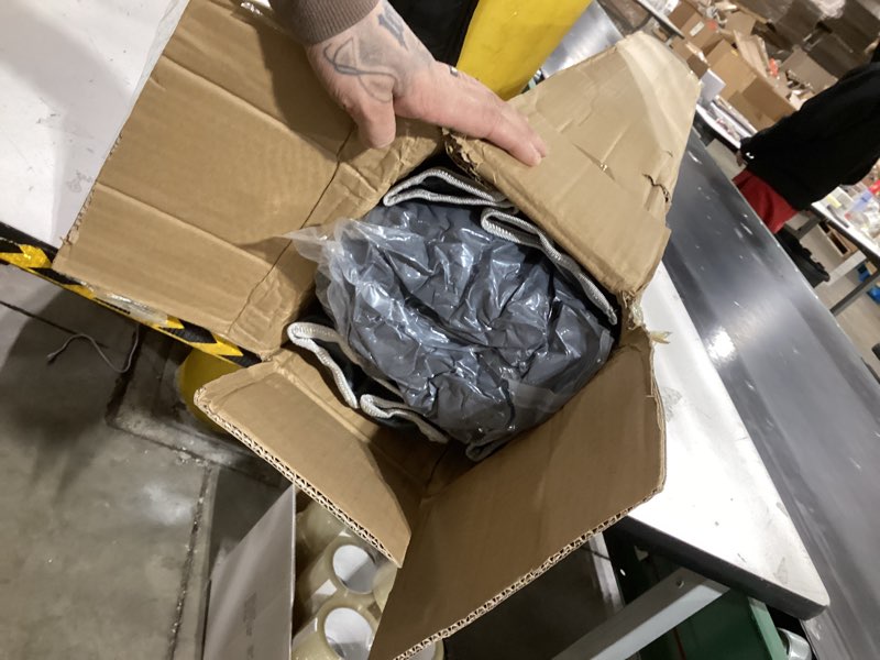 Condition photo showing Good Condition for Camping Cot, Portable Folding Bed for Adults with Comfortable Mattress and Carry Bag, Heavy Duty Sleeping Cot for Home Office Outdoor Camping, Supports 600lbs (Grey)