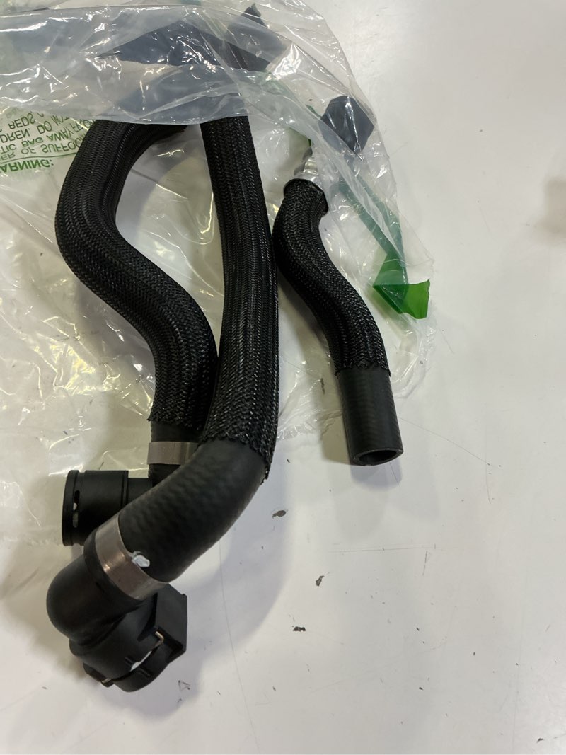 Condition photo showing As Is for 68199254ab hvac heater hose kit fits grand cherokee 2014-2018 200 2015-2017 heater hose connector replace 68104972aa 52014624aa 68192082aa 68199254aa