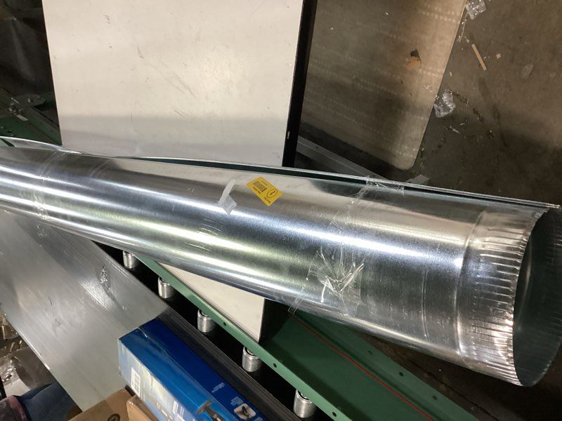 Condition photo showing Good Condition for Imperial 7" x 60" Galvanized Steel