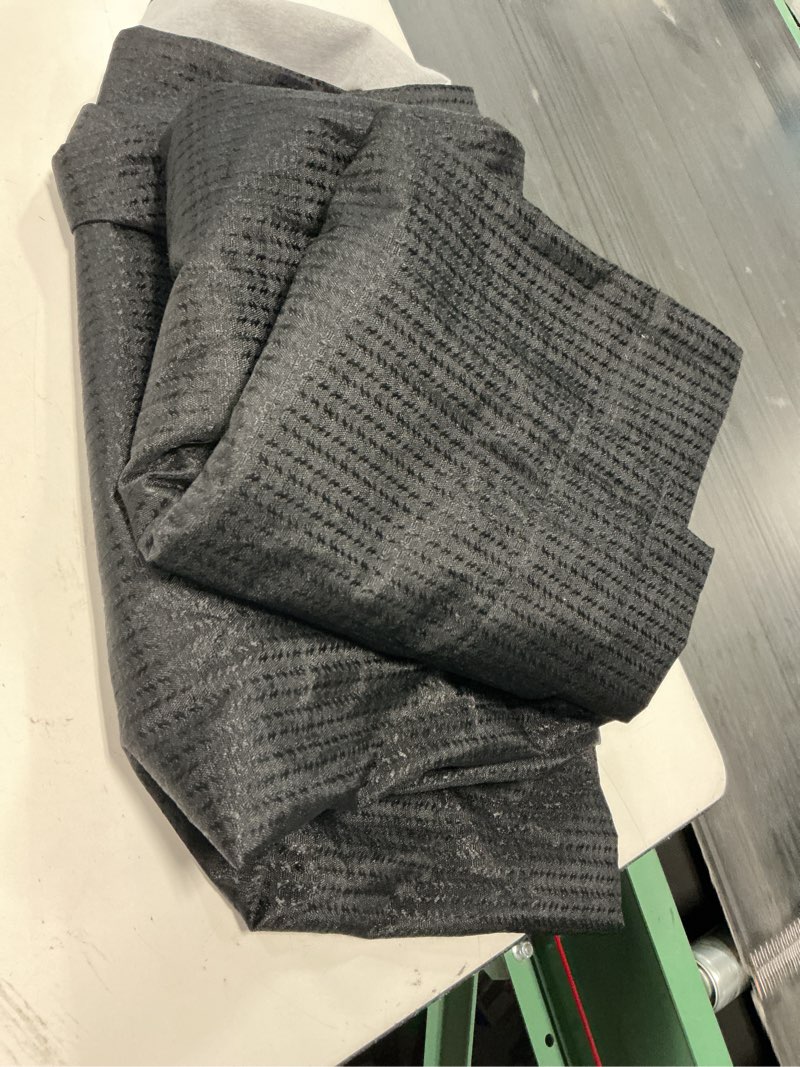 Condition photo showing Good Condition for mainstays southport textured light filtering curtain panel pair, set of 2, greystone, 40"w x 84"l