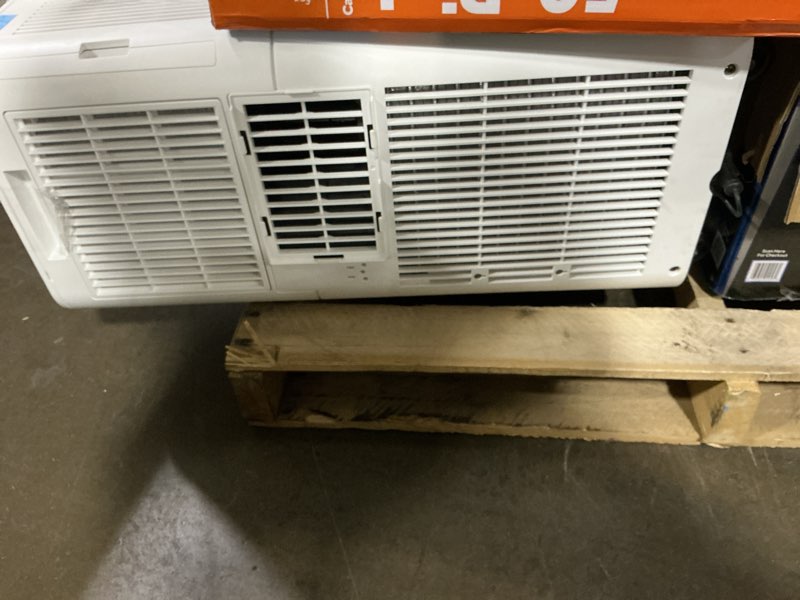 Condition photo showing As Is for vissani 6,000 (doe) btu 115-volt portable air conditioner cools 250 sq. ft. with remote in white, powered by hubspace