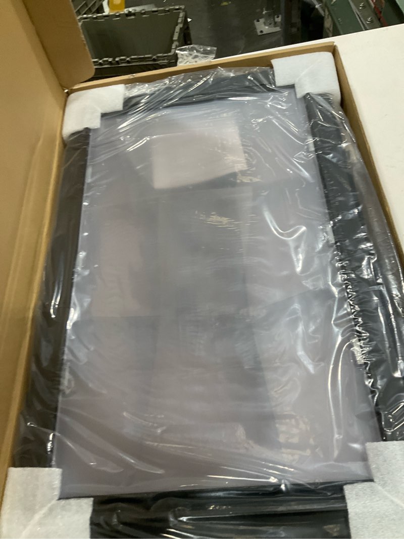 Condition photo showing Good Condition for X-Large Aluminum Dog Door for Exterior, Cutout Size 14 1/2''W x 25 1/8''H, Heavy Duty Magnetic Double Flap for Extreme Weather, Energy-Efficient, Easy to Assemble, Lockable Panel Included, Black X-Large Black