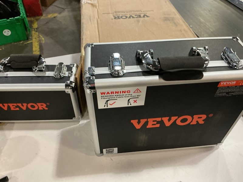 Condition photo showing As Is for VEVOR Sewer Camera with 512Hz Locator,100 ft/30 m, 7\" Pipeline Inspection Camera with DVR Function, IP68 Camera with 12 Adjustable LEDs, A 16 GB SD Card for Sewer Line, Home, Duct Drain Pipe Plumbing(SIMILAR NO SAME)