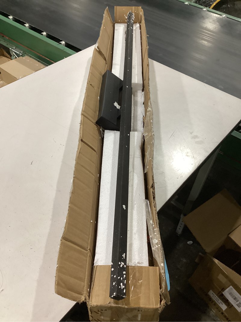Condition photo showing Good Condition for volisun 48 inch vanity light for bathrooms, 30w dimmable 5cct bathroom light fixture over mirror, black bathroom vanity light bar -etl certificated black 48inch