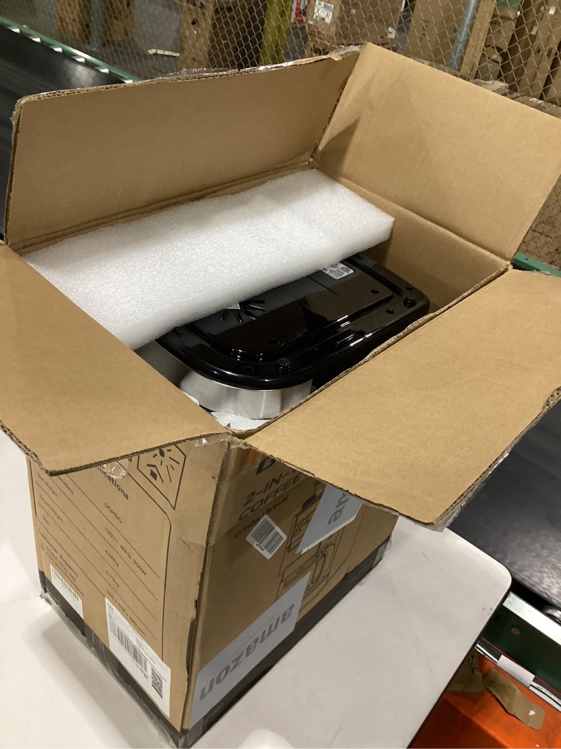 Condition photo showing Good Condition for gevi 10-cup drip coffee maker with built-in burr grinder & programmable timer, 1.5l water tank, auto keep-warm, reusable filter - fresh ground coffee machine (black) 12.4"d x 8.4"w x 16.9"h