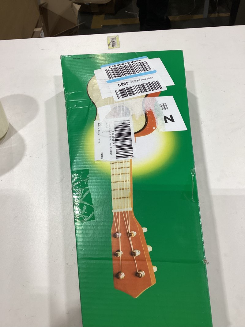Condition photo showing Good Condition for 21 Inch Guitar Small Acoustic Guitar for Beginners 6- String Wooden Guitar White