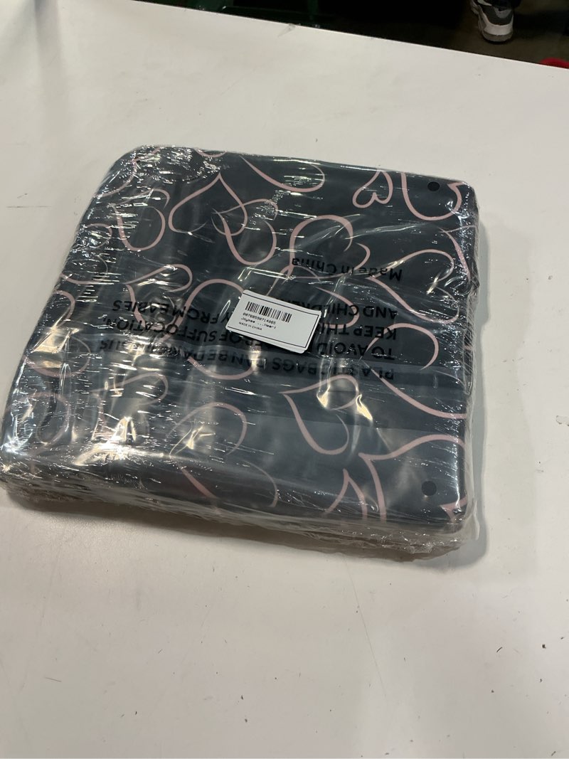 Condition photo showing New/Like New for joymee lunch bag women insulated lunch box reusable leakproof large spacious cooler tote for women men adult with bottle holder and side pockets for work office travel picnic - love heart