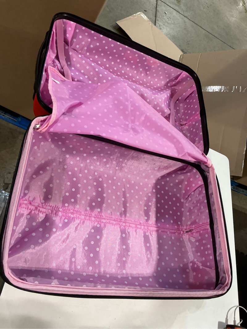 Condition photo showing Good Condition for rockland 20 inch polycarbonate carry on, pnkpearl