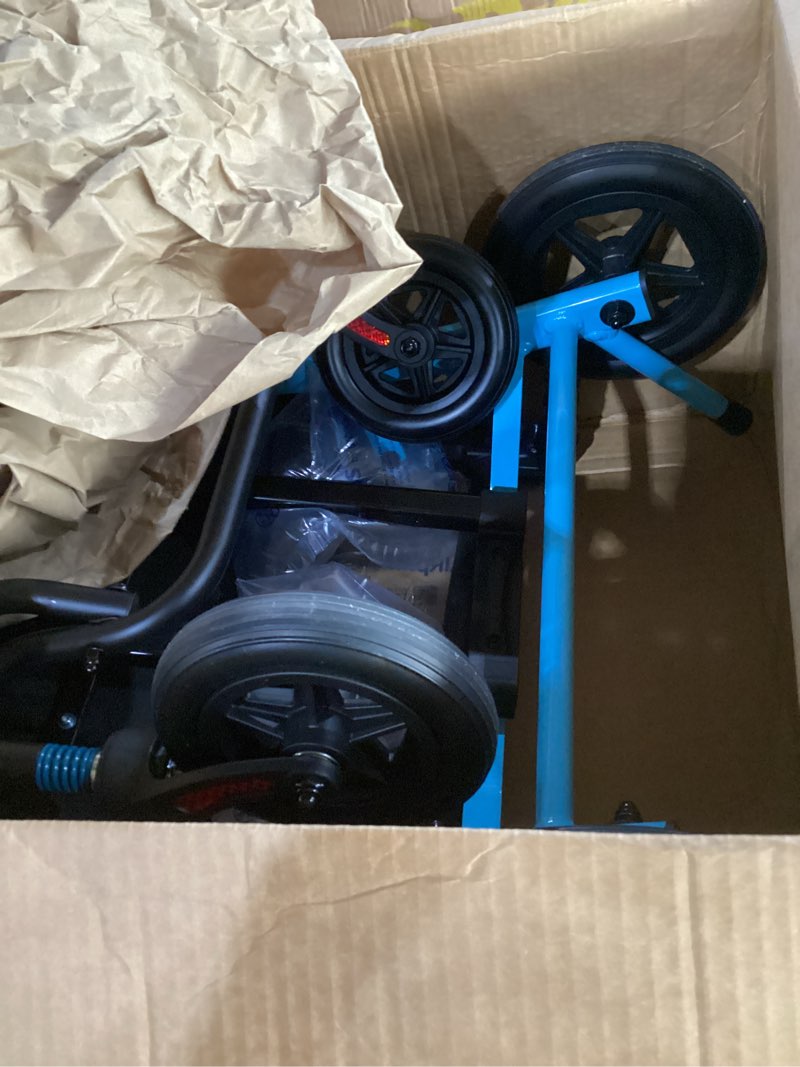 Condition photo showing Good Condition for transport wheelchairs for adults lightweight foldable transport chair with telescopic handle, portable folding travel transfer wheel chairs for seniors blue 18"
