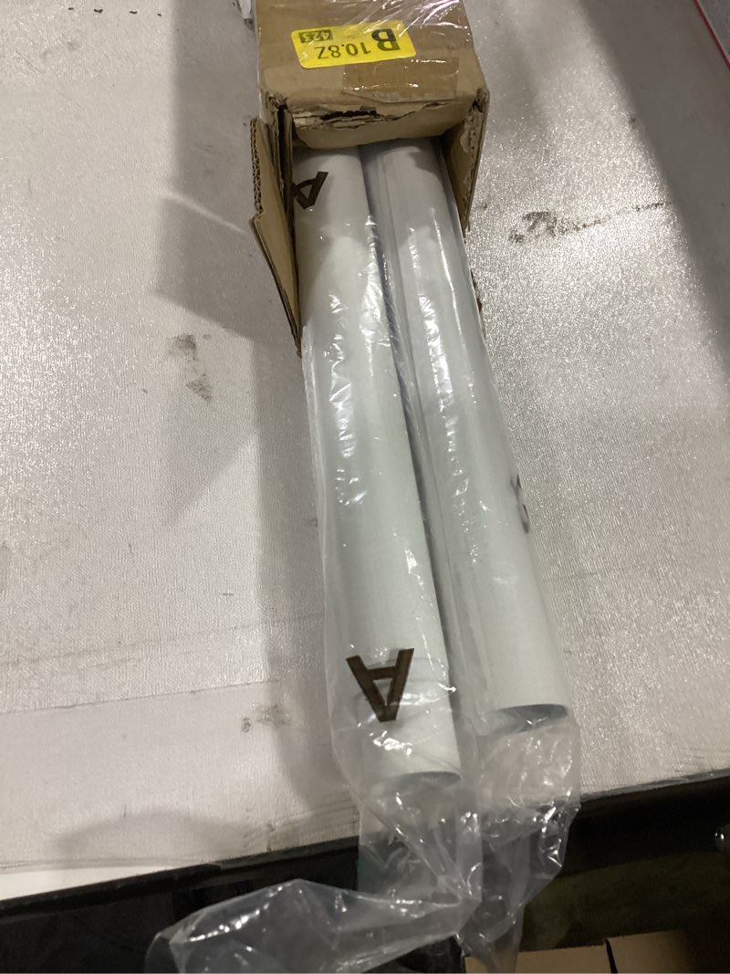 Condition photo showing New/Like New for Tension Curtain Rod by EZFurni,42-123 Inches,Heavy Duty Tension Rods for Windows, No Drilling Adjustable Curtain Rod for Patio, Hold Up Blackout Curtains and Non Slip, White White 42-123 inch 1Set