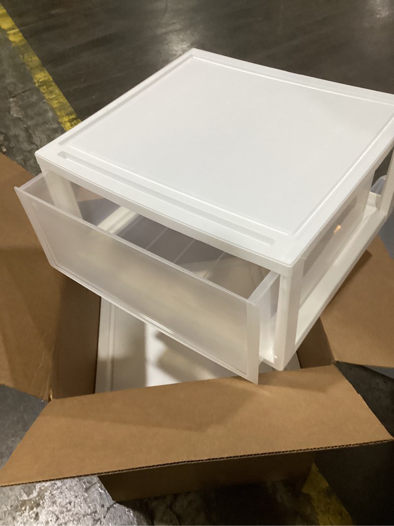 Condition photo showing Good Condition for (similar)sterilite stackable drawer storage, pack of 2