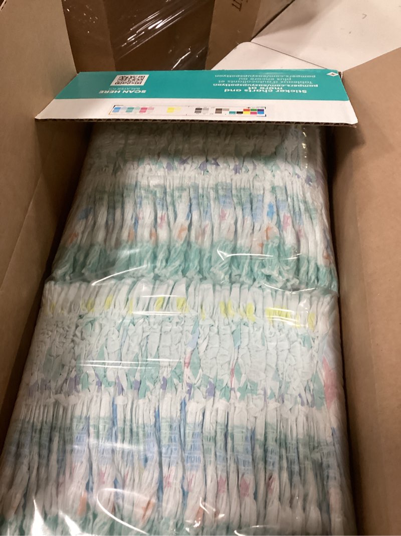 Condition photo showing New/Like New for Pampers Training Pants - Easy Ups Girls & Boys - Size 3T-4T, 124 Count, Peppa Pig Potty Underwear (Packaging May Vary) 3T-4T 124