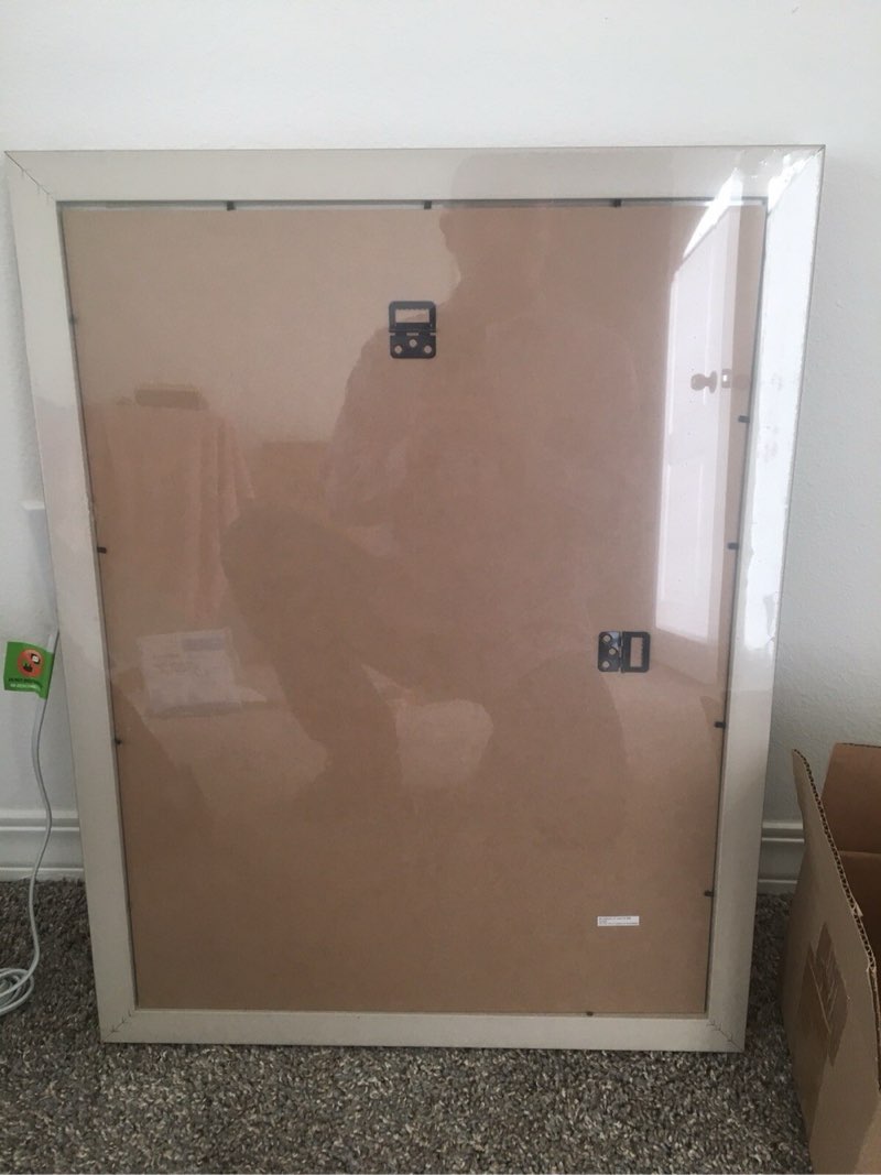 mcs museum poster frame, medium oak, 18 x 24 in, 2 pack - new