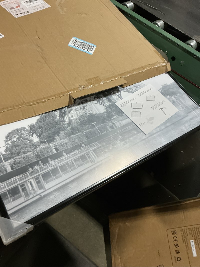 Condition photo showing Good Condition for upsimples 24x36 poster frame black 3 pack, scratch-proof picture frames 24 x 36 for photo gallery - slide-in strips, horizontal or vertical wall mounting