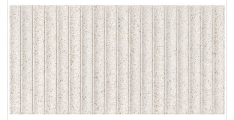 Spanish Deco Pureform Porcelain 12"x 24" Floor and Wall Tile - (5 PCS, 10.76 Sq. Ft.) Color: Natural Cream
