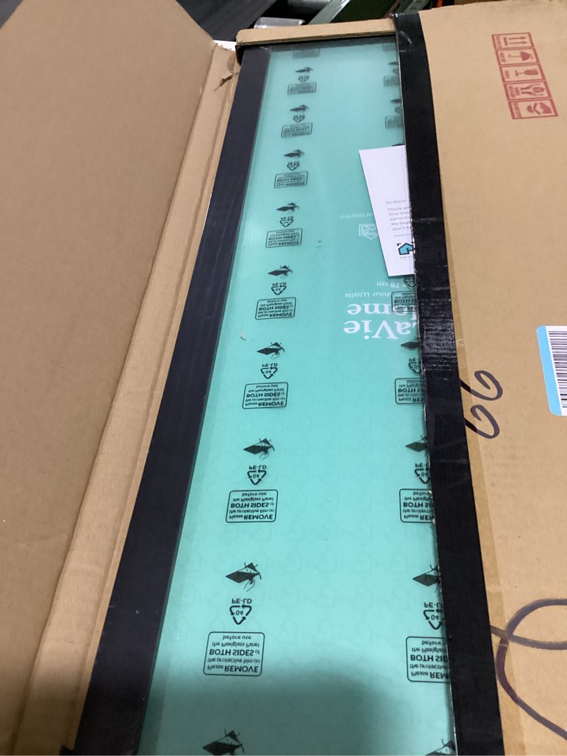 Condition photo showing New/Like New for lavie home 12x30 picture frame black, panoramic picture frame for wall decoration, classic black minimalist style suitable for decorating houses, offices, hotels?1 pack?