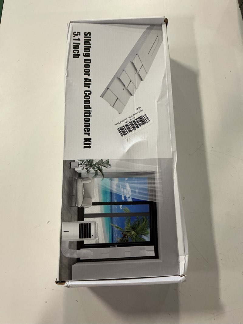 Condition photo showing New/Like New for Portable Air Conditioner Sliding Door Vent Kit, 2024 New Upgrade Portable Air Conditioner Window Kit for Sliding Door, Max length 90inches, Ac Vent Kit for Exhaust Hose with 5.1"/13cm Diameter 5.1inch DOOR NEW