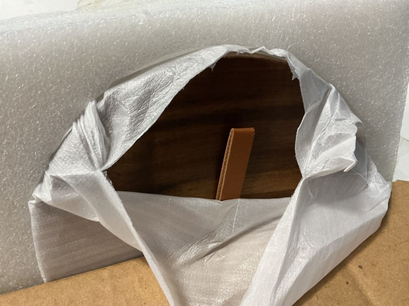 Condition photo showing Good Condition for FOODLE Large Glass Drink Dispenser with Spigot - Glass Beverage Dispenser with Stand - Perfect for Parties & Weddings - Pitcher for Lemonade, Water, Sangria, Punch & Juice - Leakproof - 1.72 Gallon