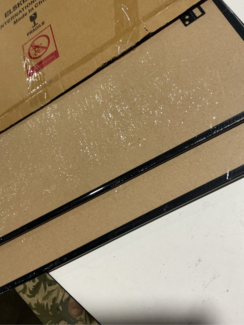 Condition photo showing As Is for ELSKER&HOME 16x24 Poster Frame 3 Pack, Black Picture Frame for Horizontal or Vertical Wall Mounting, Sturdy and Scratch-proof Black 16 x 24