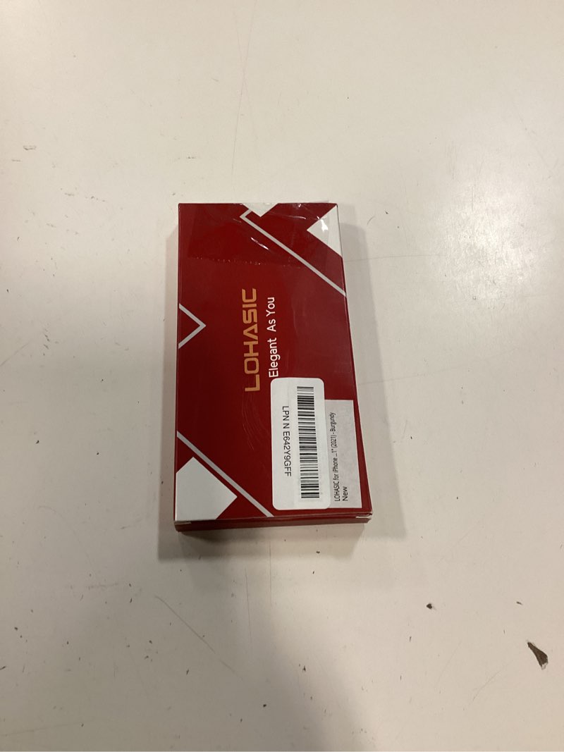Condition photo showing New/Like New for lohasic for iphone 13 case for women, thin slim leather luxury elegant pu soft non-slip grip shockproof bumper full protective cover girls cute phone cases for iphone 13 5g 6.1" (2021) - burgundy burgundy for iphone 13 6.1"