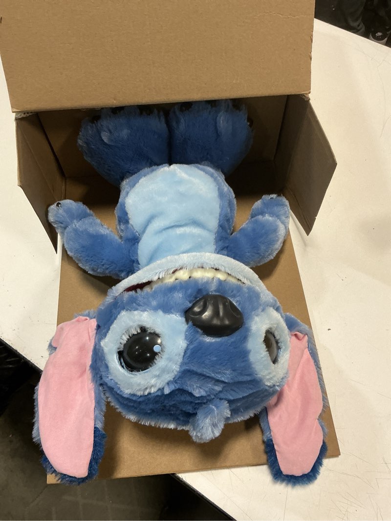 Condition photo showing Good Condition for Disney Stitch Just Play Ultimate Interactive 17" Plush Toy, 100+ Sounds & Reactions, Inspired by Disney’s Live-Action Lilo & Stitch Film, New Movie Toy for Fans, Girls, Boys, Kids 3 and Up by