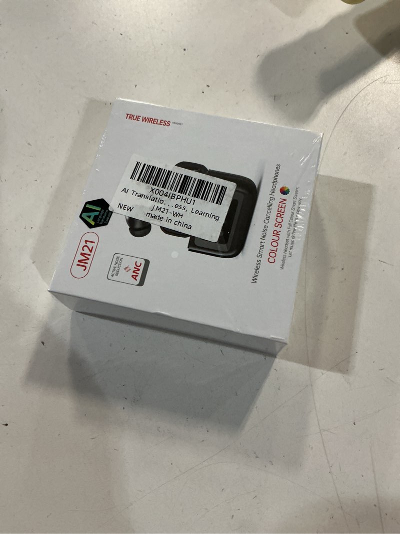 Condition photo showing New/Like New for AI Translation Earbuds, Music Translation Earbuds with LCD Touch Screen,3-in-1 Language Translator Earbuds, Portable AI translating Earbuds