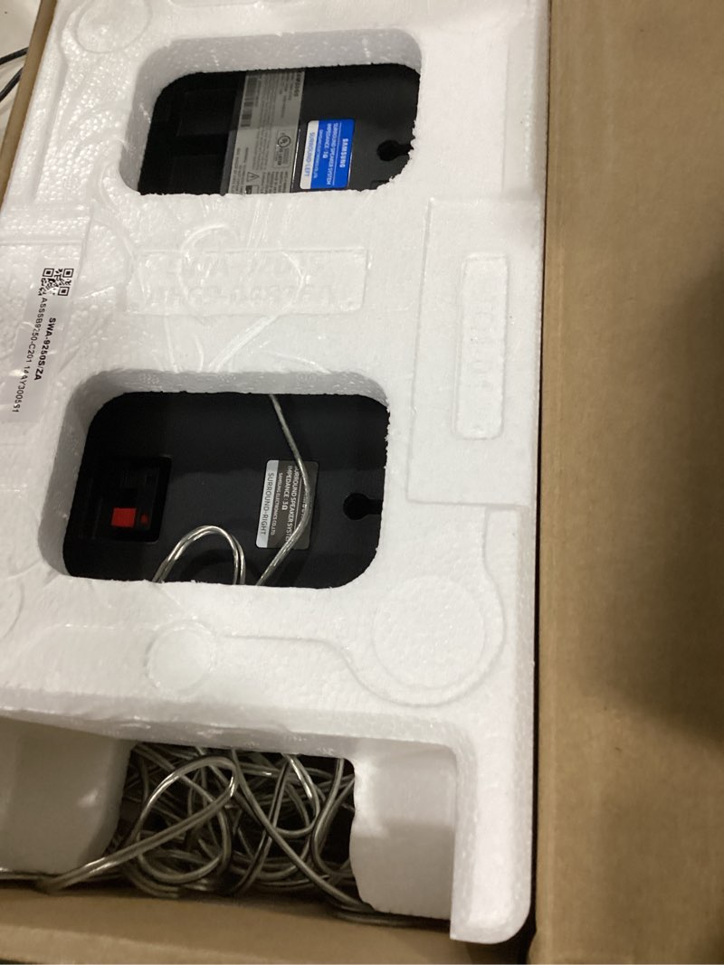 Condition photo showing As Is for Samsung 9250S Wireless Rear Speaker Kit, Black (SWA-9250S/ZA, 2025)