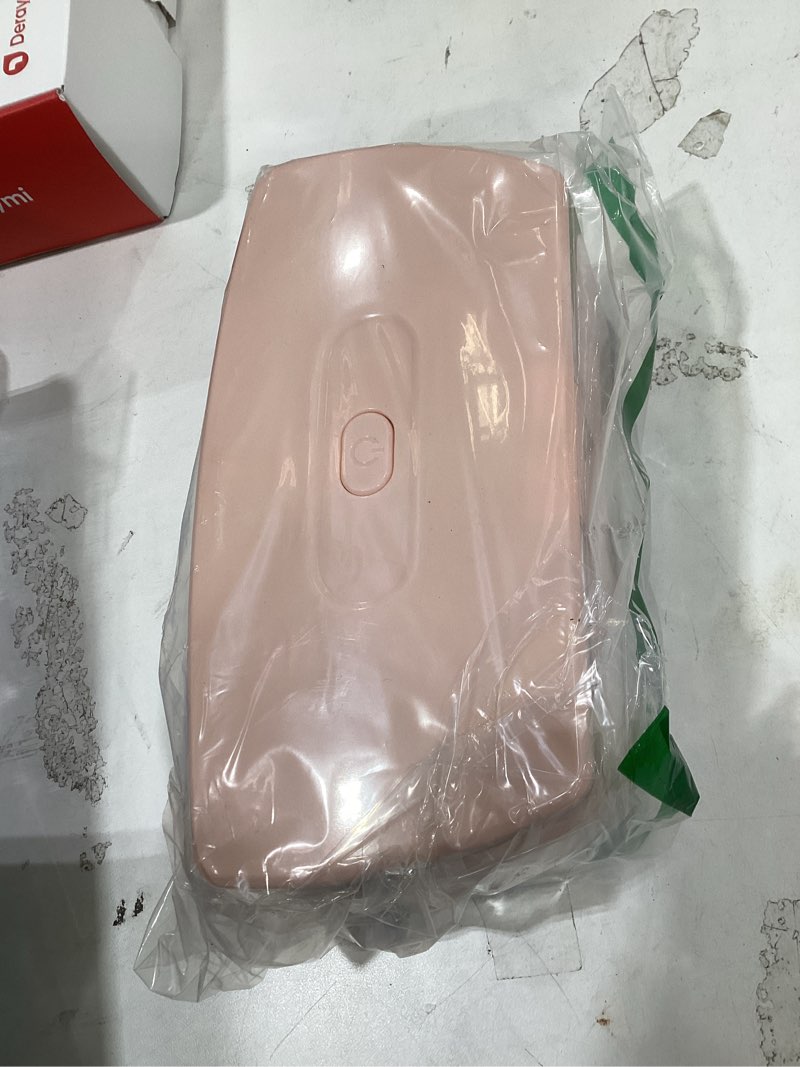 Condition photo showing Good Condition for nail tools sterilizer, double tube blue light cleaning function, usb plug-in, 1l large capacity for nail and beauty salon tools, jewellery, glasses, mobile phone sterilizer (pink)