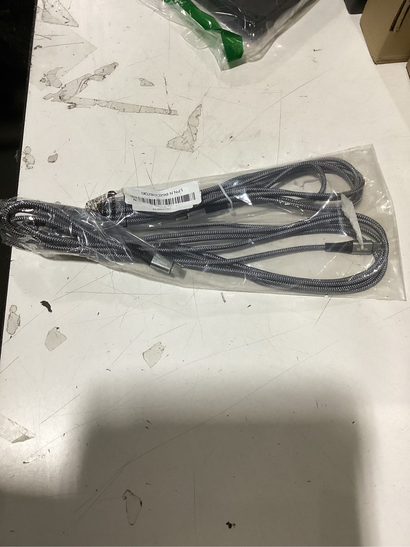 Condition photo showing New/Like New for durcord usb c cable, upgarded 2pack 10ft fast usb type c charging cable for android/phone/pad/laptop, type c charger braided usb cable compatible withi phone 17/16/15/pro/plus/max/sam.sung-silver 10ft silver
