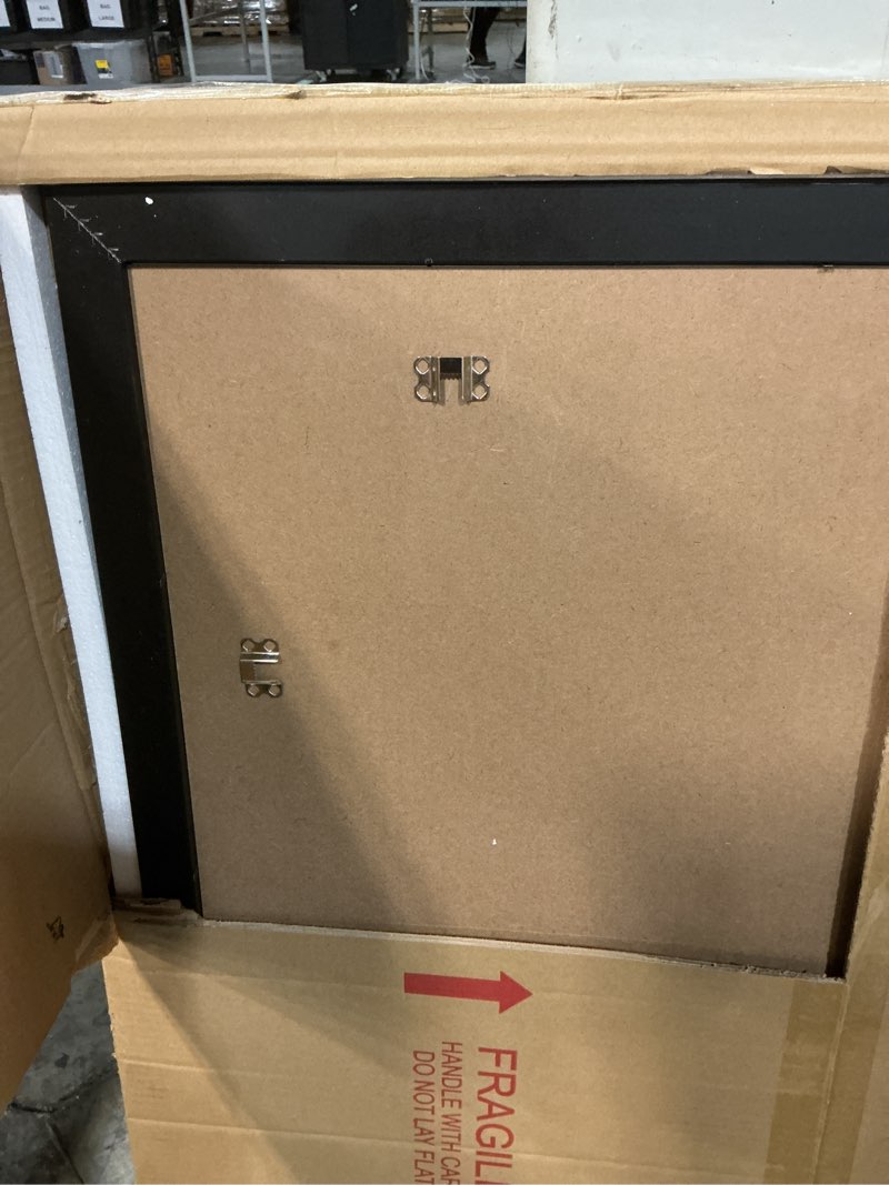 Condition photo showing Good Condition for LaVie Home 30 x 42 Poster Frame Black, Display Pictures 27x40 with Mat or 30x42 Without Mat, Stable and Sturdy Picture Frame and Polished Plexiglass, Horizontal and Vertical Format of The Wall?1 Pack? 30x42 Black