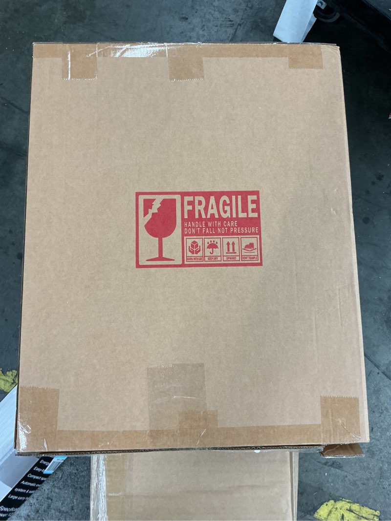 Condition photo showing New/Like New for AAZZKANG Black Mirrors for Wall Rectangle Wood Framed Large 20"x16" Decorative Wall Mirror for Bedroom Bathroom Living Room Dressing Room Entryway 20"L x 16"W Black