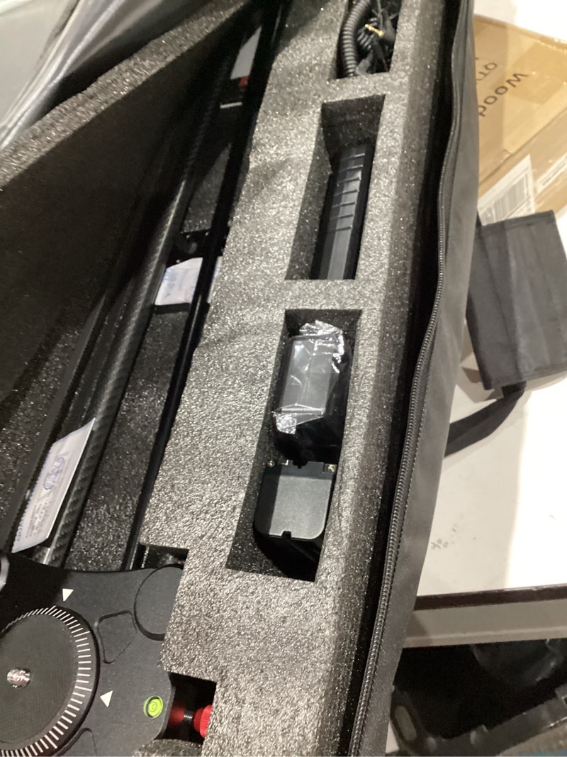 Condition photo showing Good Condition for gvm carbon fiber motorized camera slider - 31"/80cm with remote control, supports time-lapse photography, video mode, tracking shooting for most cameras