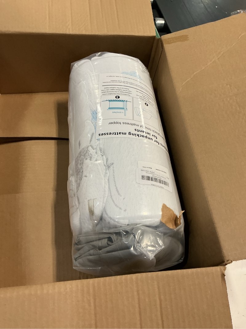 Condition photo showing Good Condition for ganondorf 38"x26"x1.5" trifold pack and play mattress pack n play mattress dual-sided memory foam baby mattress pad