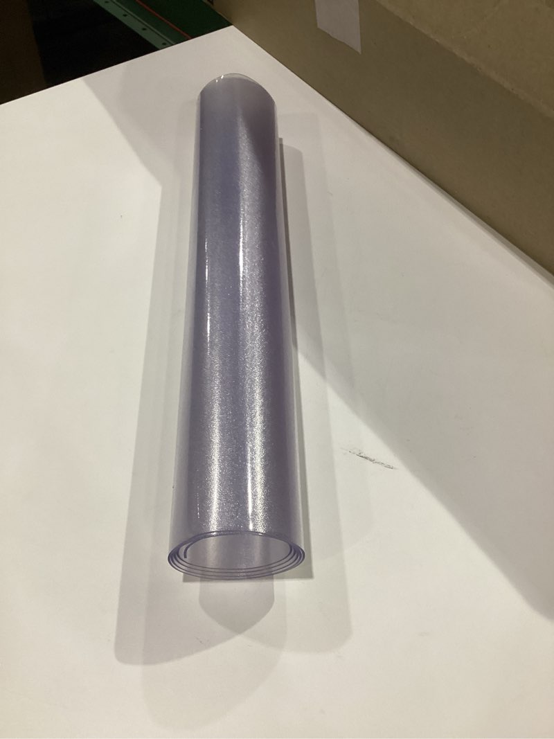 Condition photo showing Good Condition for 14 x 24 Inch Clear Table Cover Protector, 2mm Thick Clear Desk Mat, Plastic Table Cover, Vinyl Table Protector, Desk Mats on Top of Desks Clear 2mm 14\" x 24\", SIMILAR TO STOCK PHOTO 