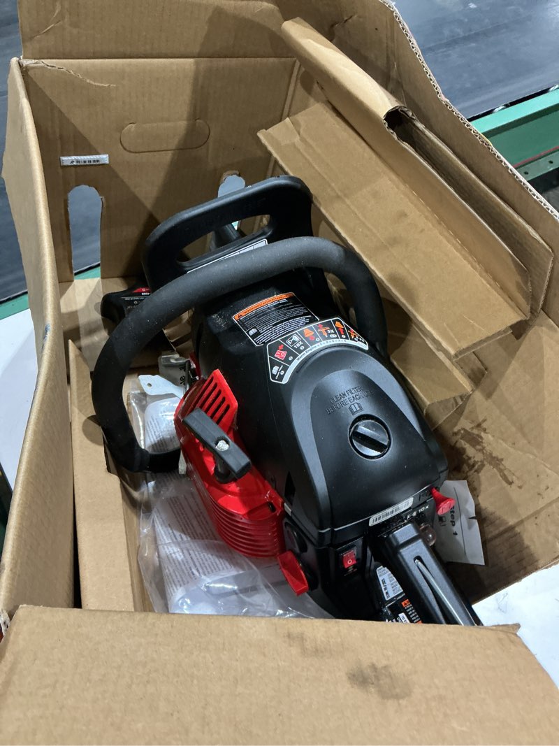 Condition photo showing As Is for craftsman s205 46-cc 2-cycle 20-in gas chainsaw