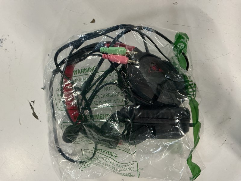 Condition photo showing Good Condition for Turtle Beach Recon 50 Wired Gaming Headset - PC, Mac, PS4, PS5, Xbox Series X|S & Xbox One, & Mobile/Tablet with 3.5mm Removable Mic, 40mm Speakers, & In-line Controls – Black Black / Red