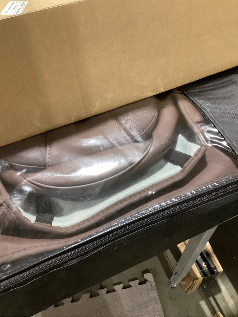 Condition photo showing Good Condition for Car Seat Covers Full Set Brown,Luxury Faux Leather Car Seat Covers Waterproof Non-Slip Seat Protector Universal Fit for Most Cars SUVs Trucks Pick-ups, Car Accessories Interior(Brown-Full Set)