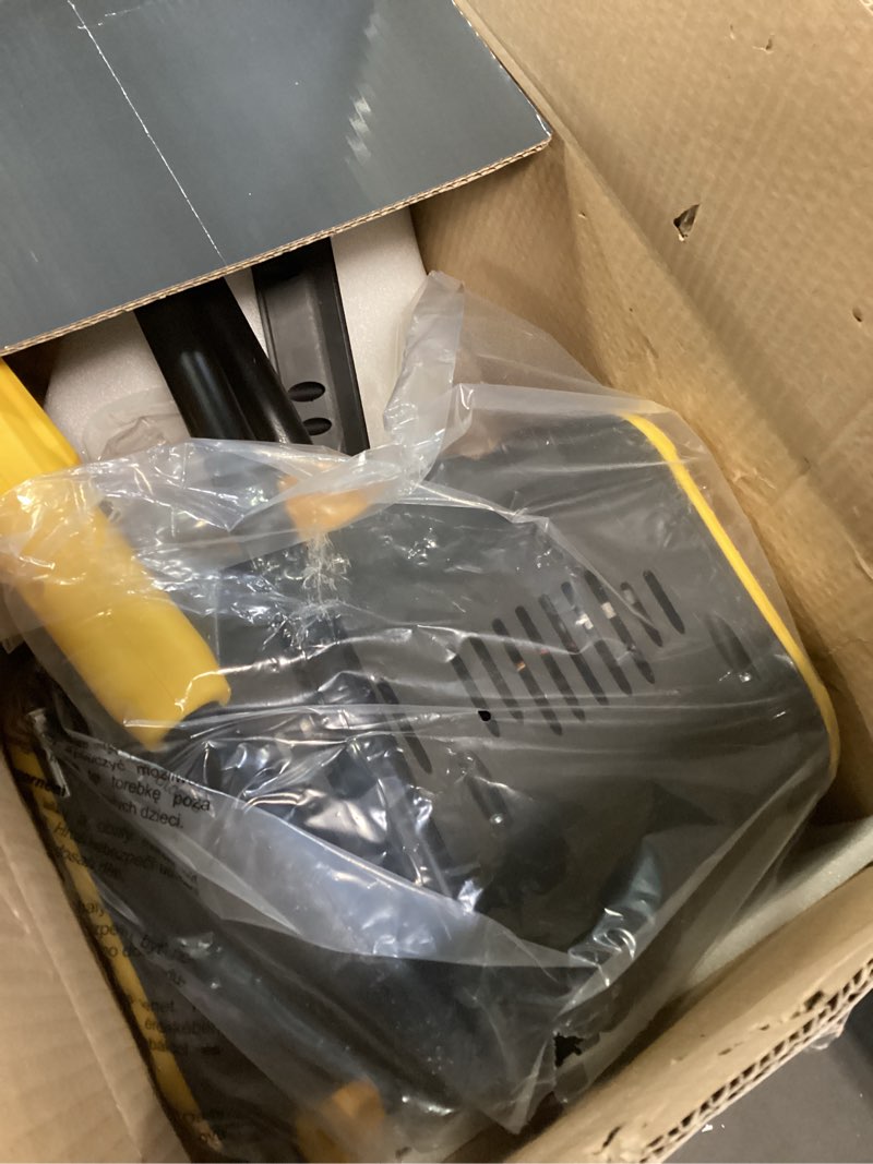 Condition photo showing Good Condition for Cordless Snow Shovel, 20V Electric Snow Blower Compatible with De-Wait(No Battery), 13.5 Inch Cordless Snow Removal Shovel with Directional Plate - Yellow No Battery-Yellow