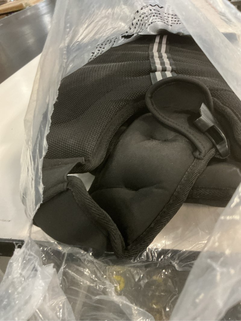 Condition photo showing Good Condition for Weighted Vest for Women & Men with Reflective Stripe and Adjustable Buckle, Comfortable & Durable Rucking Vest for Walking, Running & Strength Training 24 lb Black