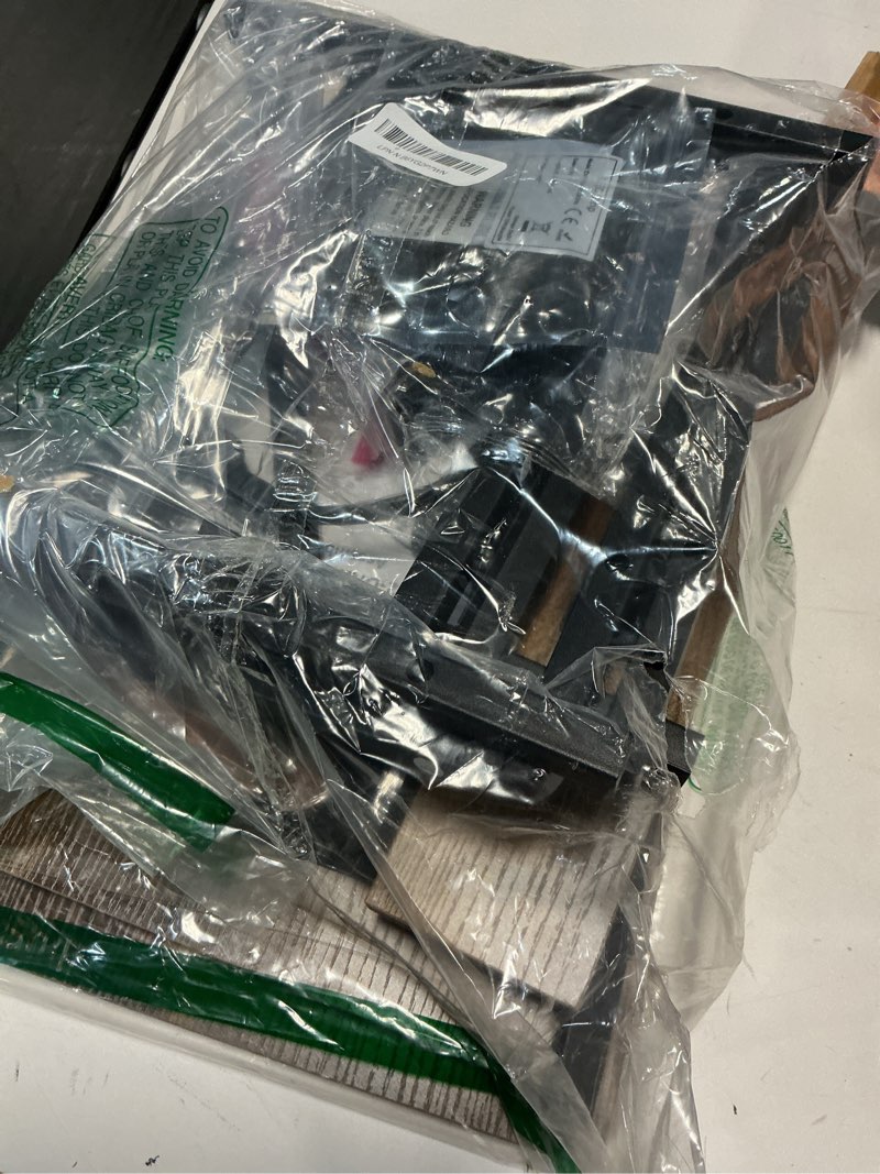 Condition photo showing Good Condition for Night Stand Bedside Table Bedroom - Nightstand with Charging Station, Night Stand with LED Light Strip, End Table with U-S-B Ports & AC Outlets, Storage Shelf & 2 Fabric Drawers, Rustic Brown Rustic Brown 2 Drawers