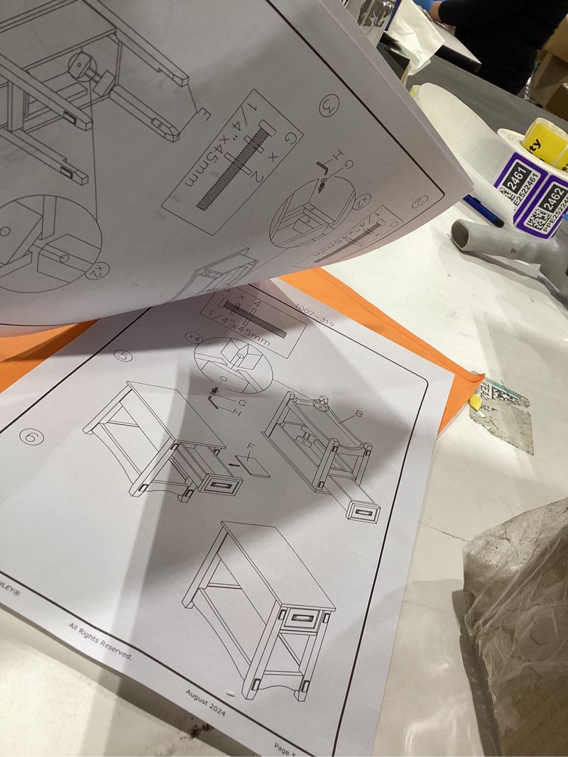 Condition photo showing As Is for End table